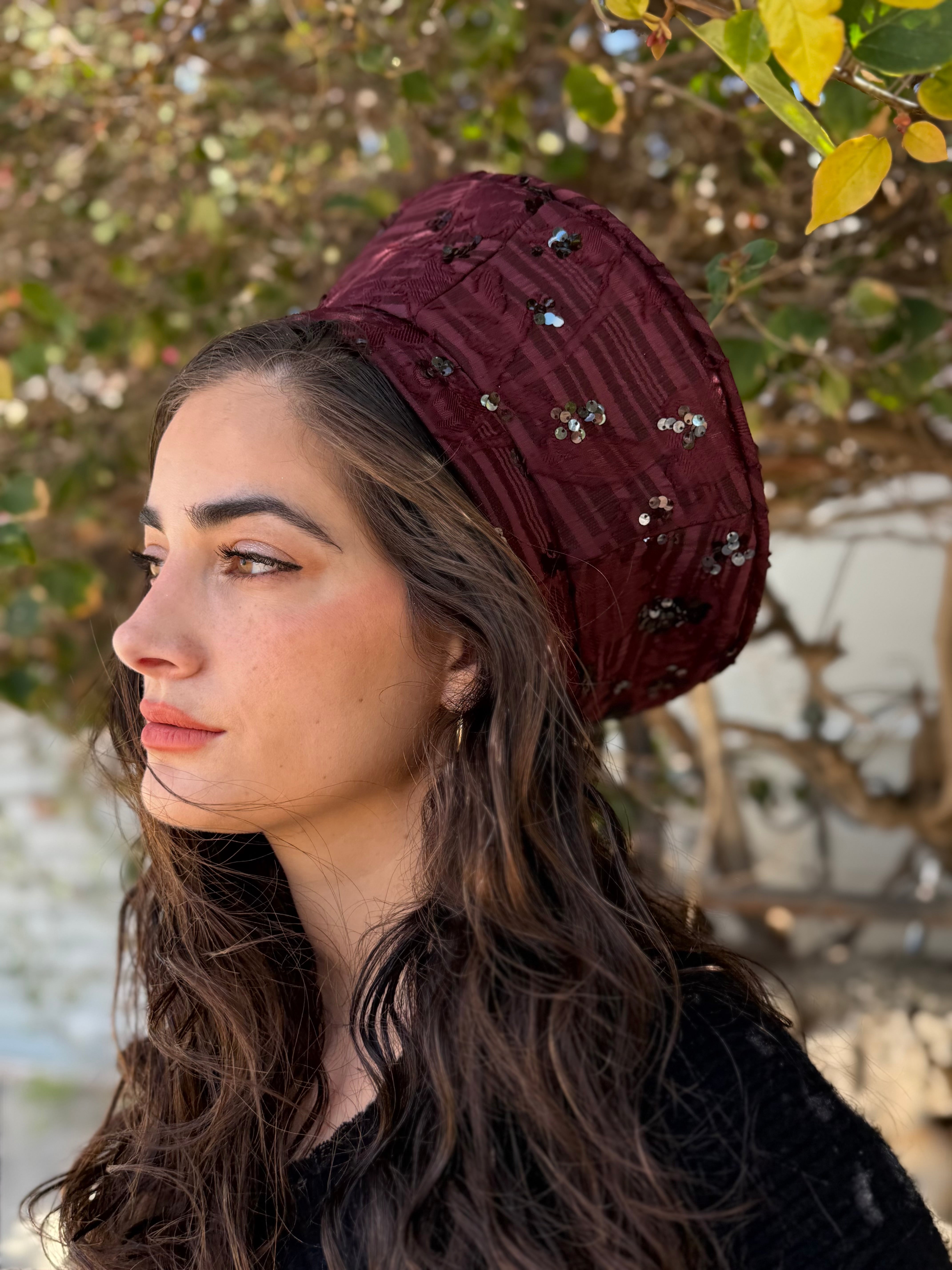 כובע שיק ביוטי ארגמן