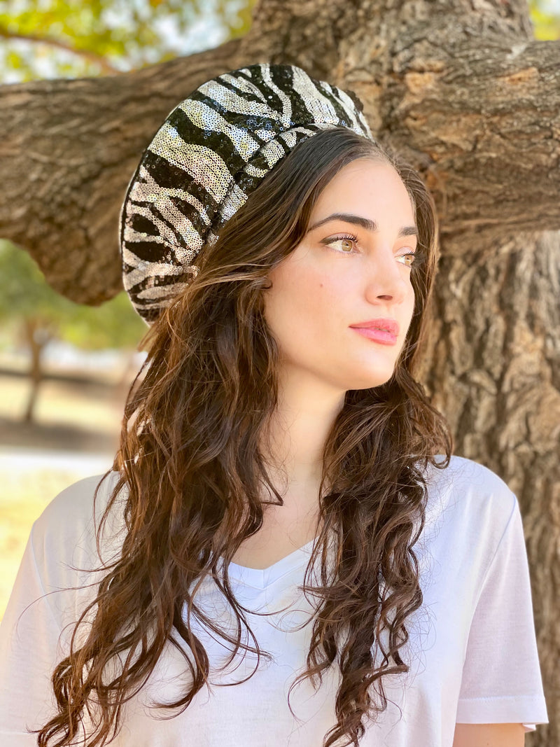 ⁨⁨⁨⁨⁨⁨⁨⁨⁨⁨⁨⁨⁨⁨כובע שיק פייטים זברה ⁩⁩⁩⁩⁩⁩⁩⁩⁩⁩⁩⁩⁩⁩ (7714416951472) (7714418819248)