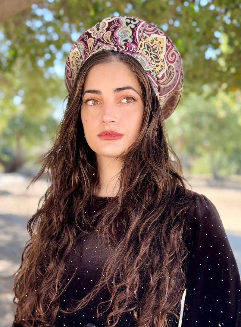 ⁨⁨⁨⁨⁨⁨⁨⁨⁨⁨⁨⁨⁨כובע שיק ברוקרד פייזלי⁩⁩⁩⁩⁩⁩⁩⁩⁩⁩⁩⁩⁩ (7766766780592)