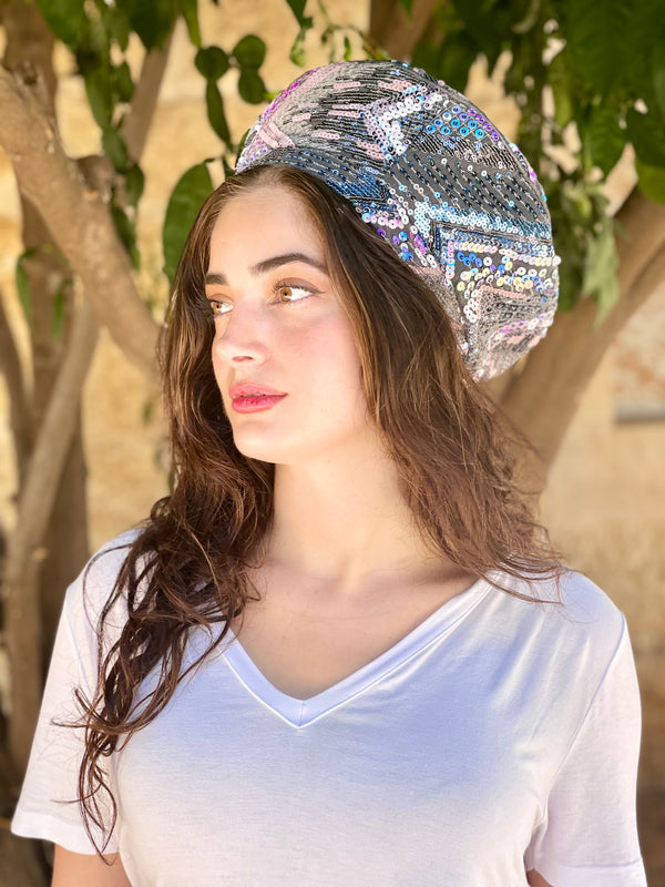 ⁨⁨⁨⁨⁨⁨⁨⁨⁨⁨⁨⁨⁨⁨כובע שיק פייטים ורודים ⁩⁩⁩⁩⁩⁩⁩⁩⁩⁩⁩⁩⁩⁩ (7714409578672)