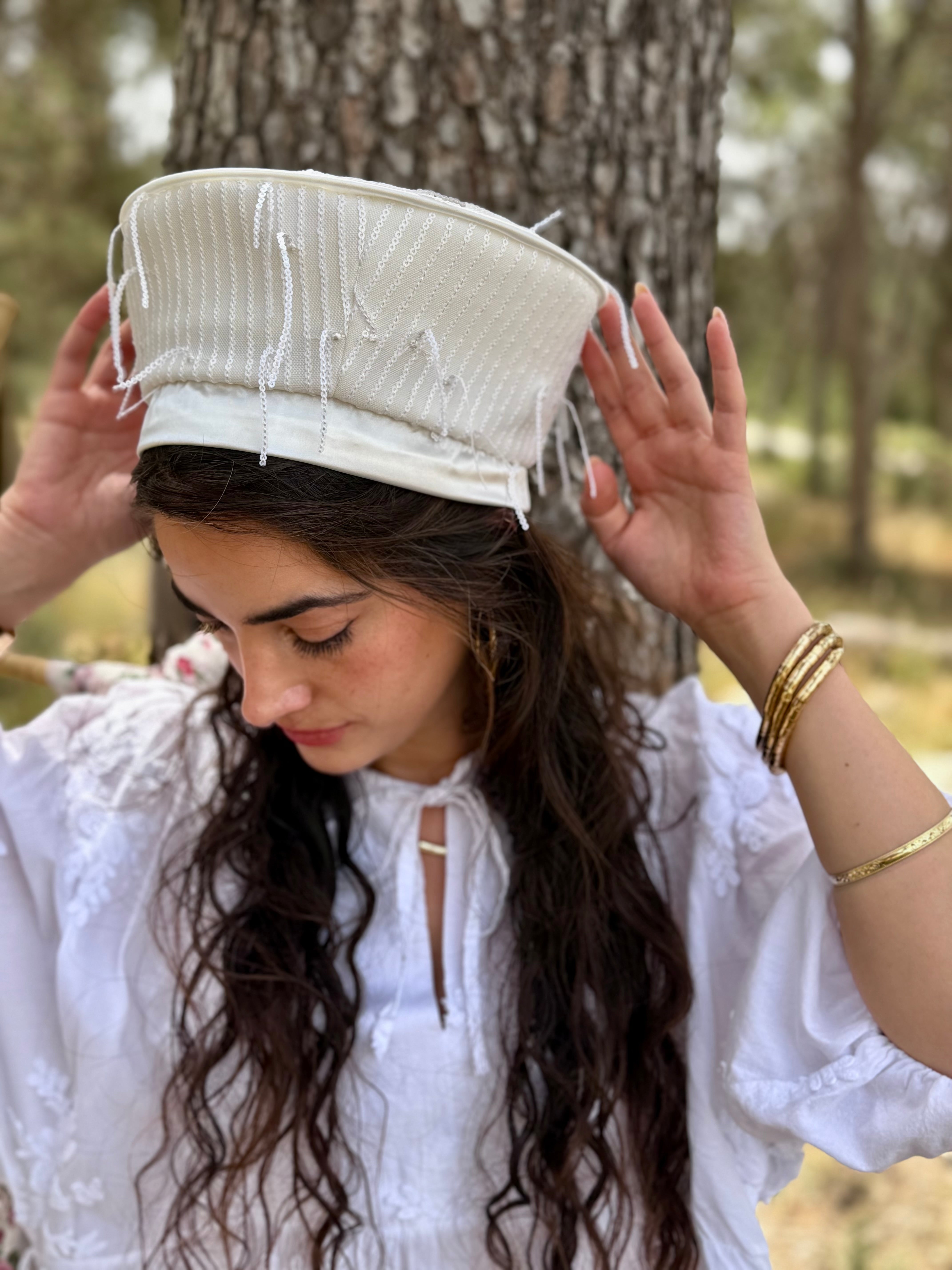 כובע שיק קומפורט פרנזים לבן