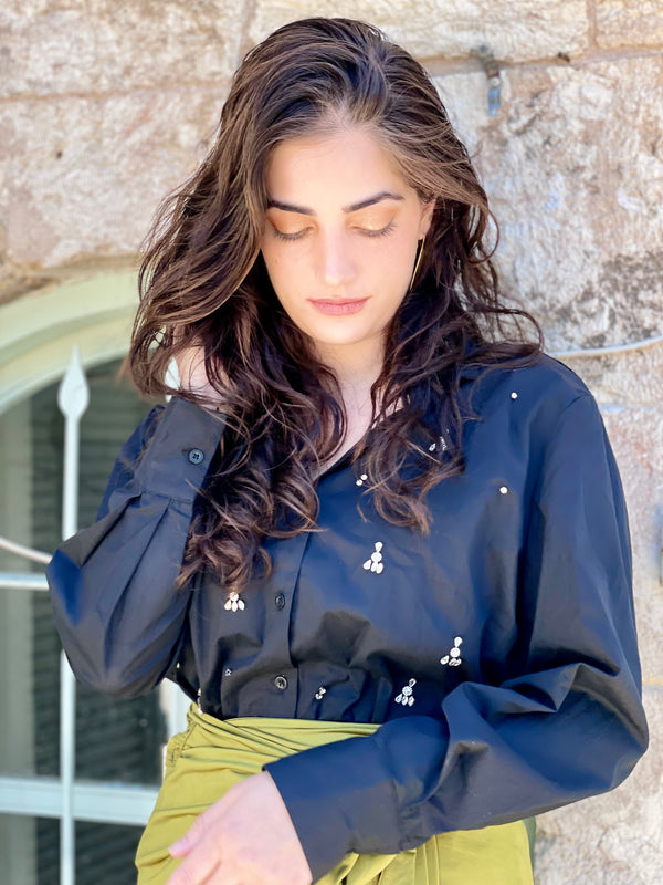 חולצת שוהם שחורה (7751117701296)