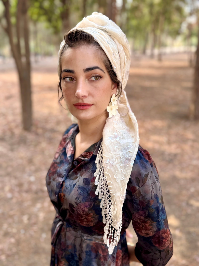 מטפחת ביוטי קרם משולש (7937000538288)