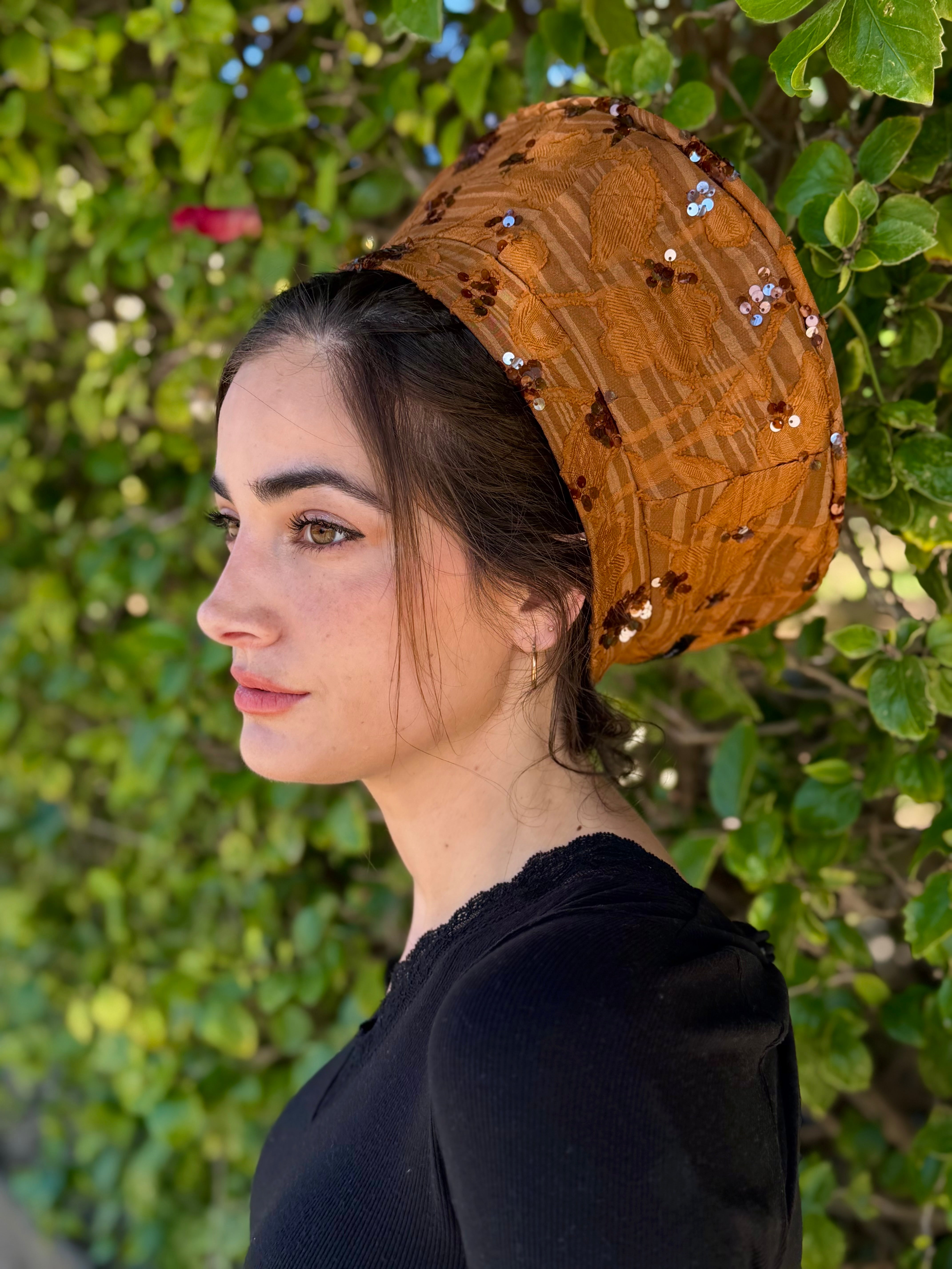 כובע שיק ביוטי קאמל-כתום