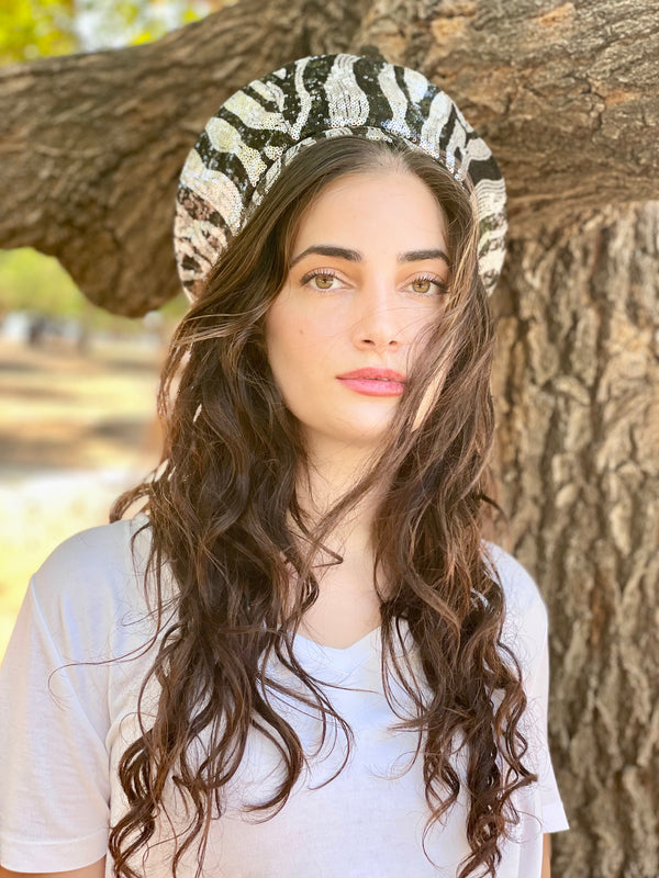 ⁨⁨⁨⁨⁨⁨⁨⁨⁨⁨⁨⁨⁨⁨כובע שיק פייטים זברה ⁩⁩⁩⁩⁩⁩⁩⁩⁩⁩⁩⁩⁩⁩ (7714416951472) (7714418819248)