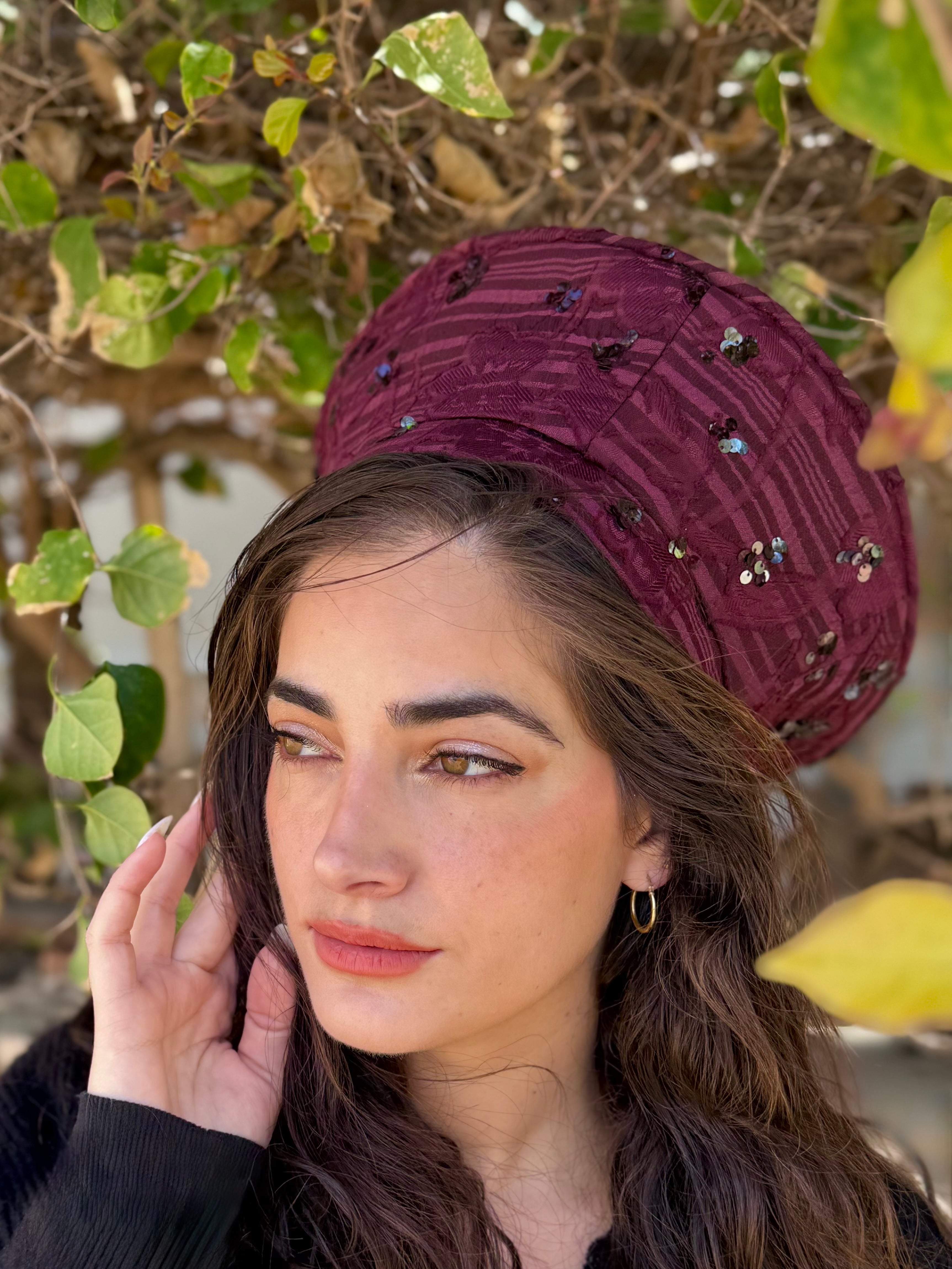 כובע שיק ביוטי ארגמן