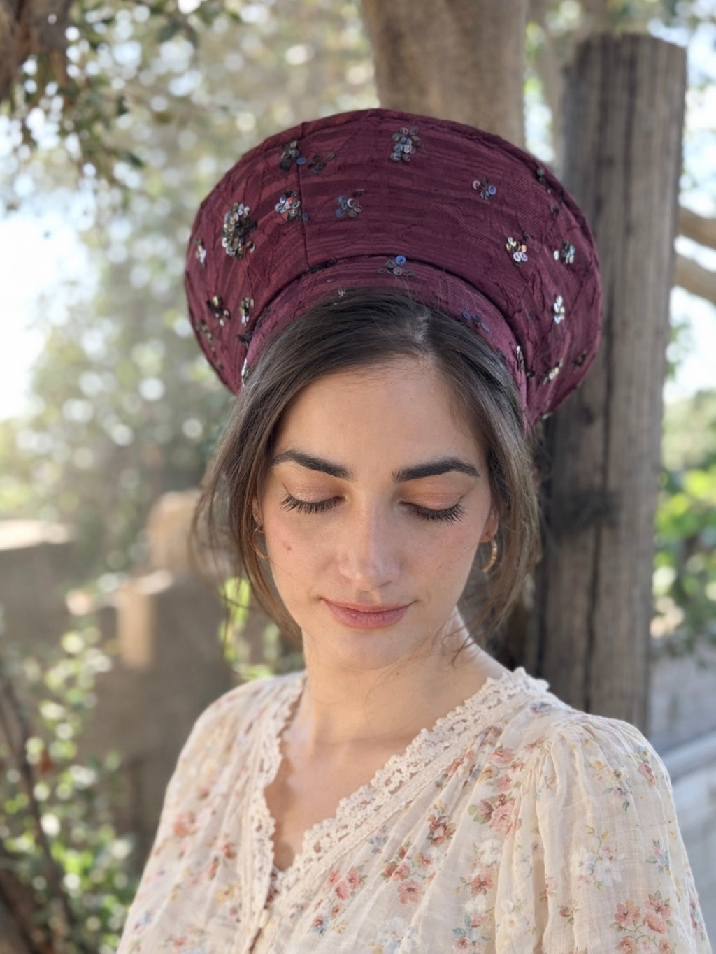 כובע שיק ביוטי ארגמן