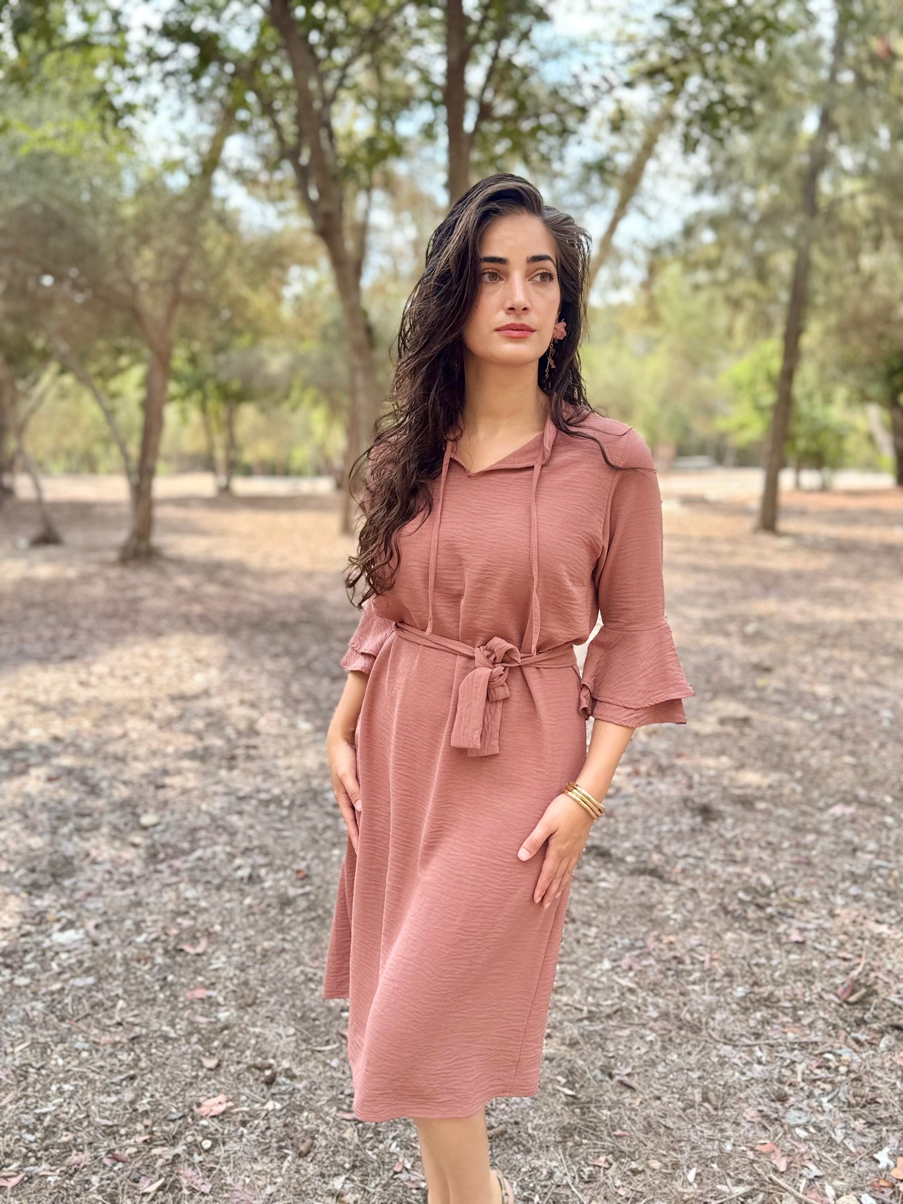 שמלת יפית ורוד עתיק (7939799220400)