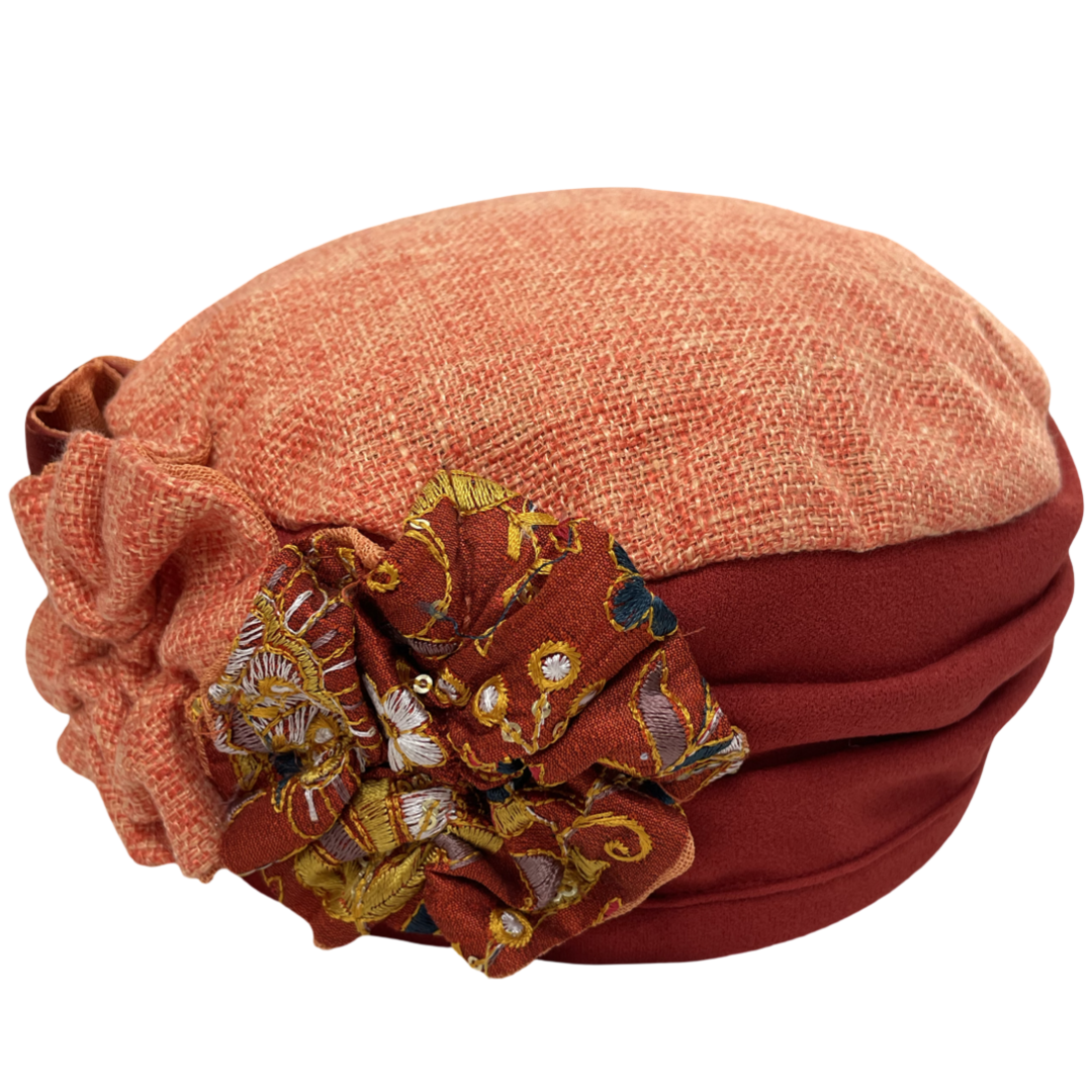 ⁨⁨⁨⁨⁨⁨ברט קלאסי פרחים כתום