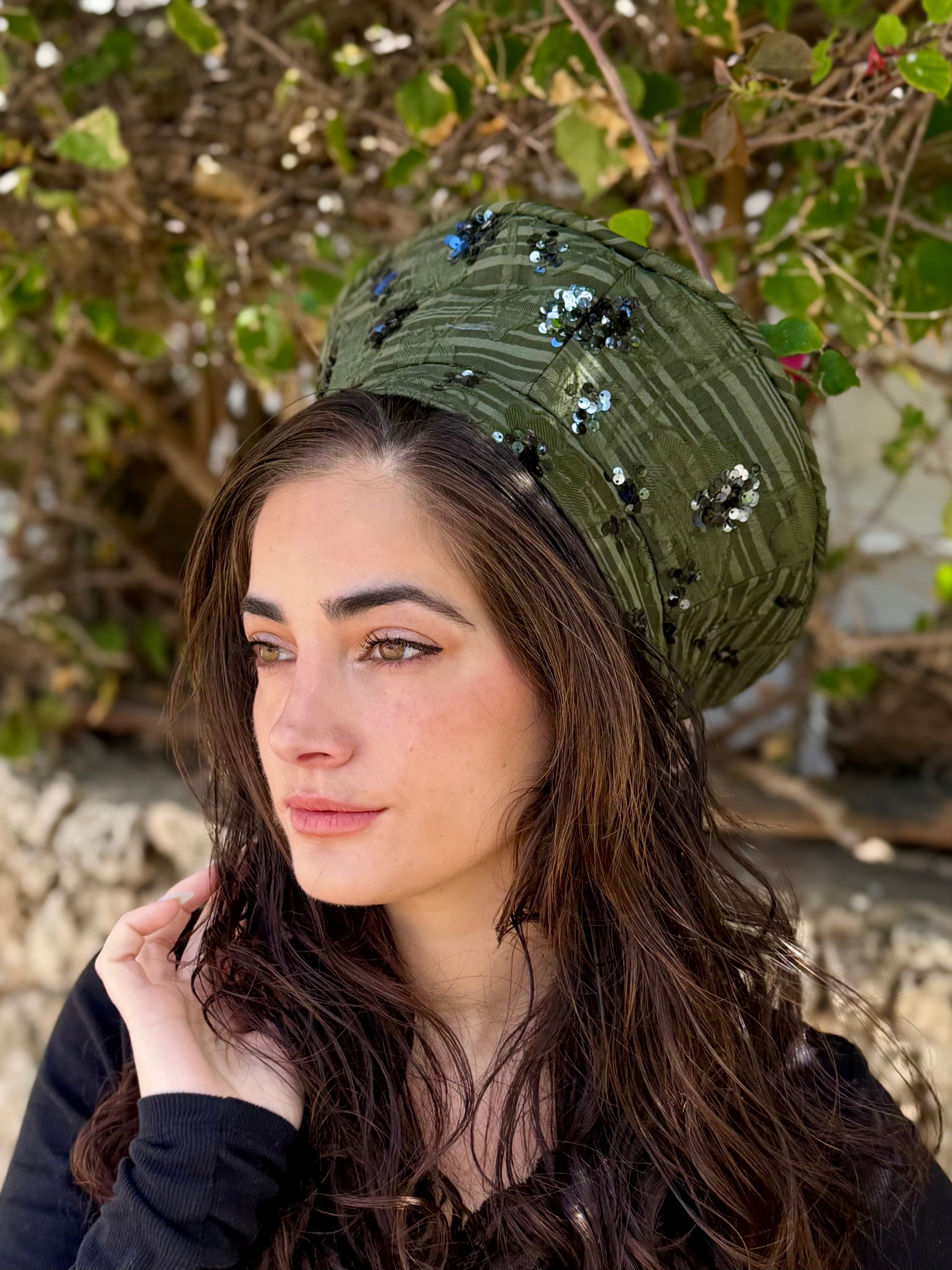 כובע שיק ביוטי ירוק