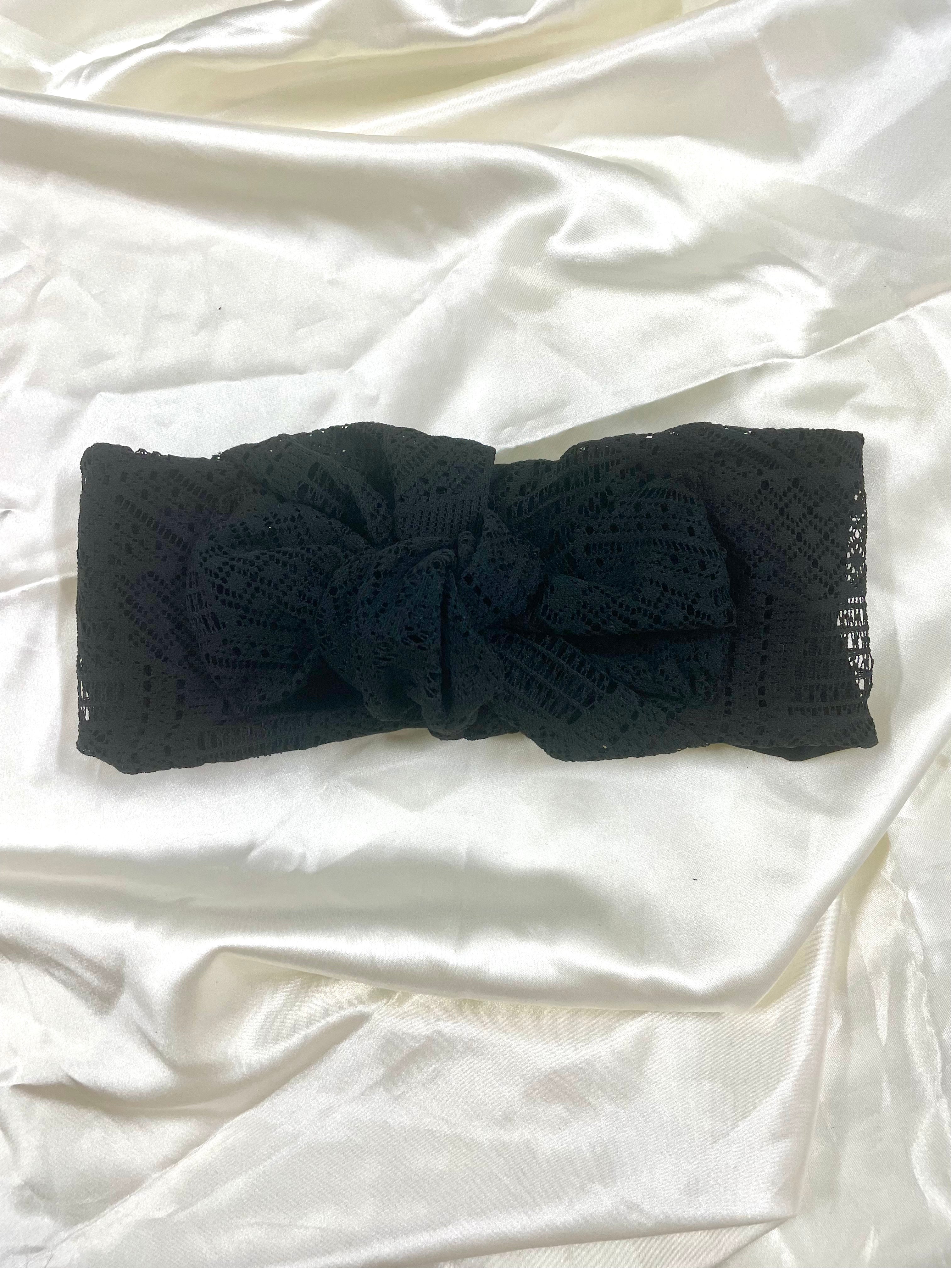 סרט סקוץ' קשור תחרה שחורה F19 (7906693611696)