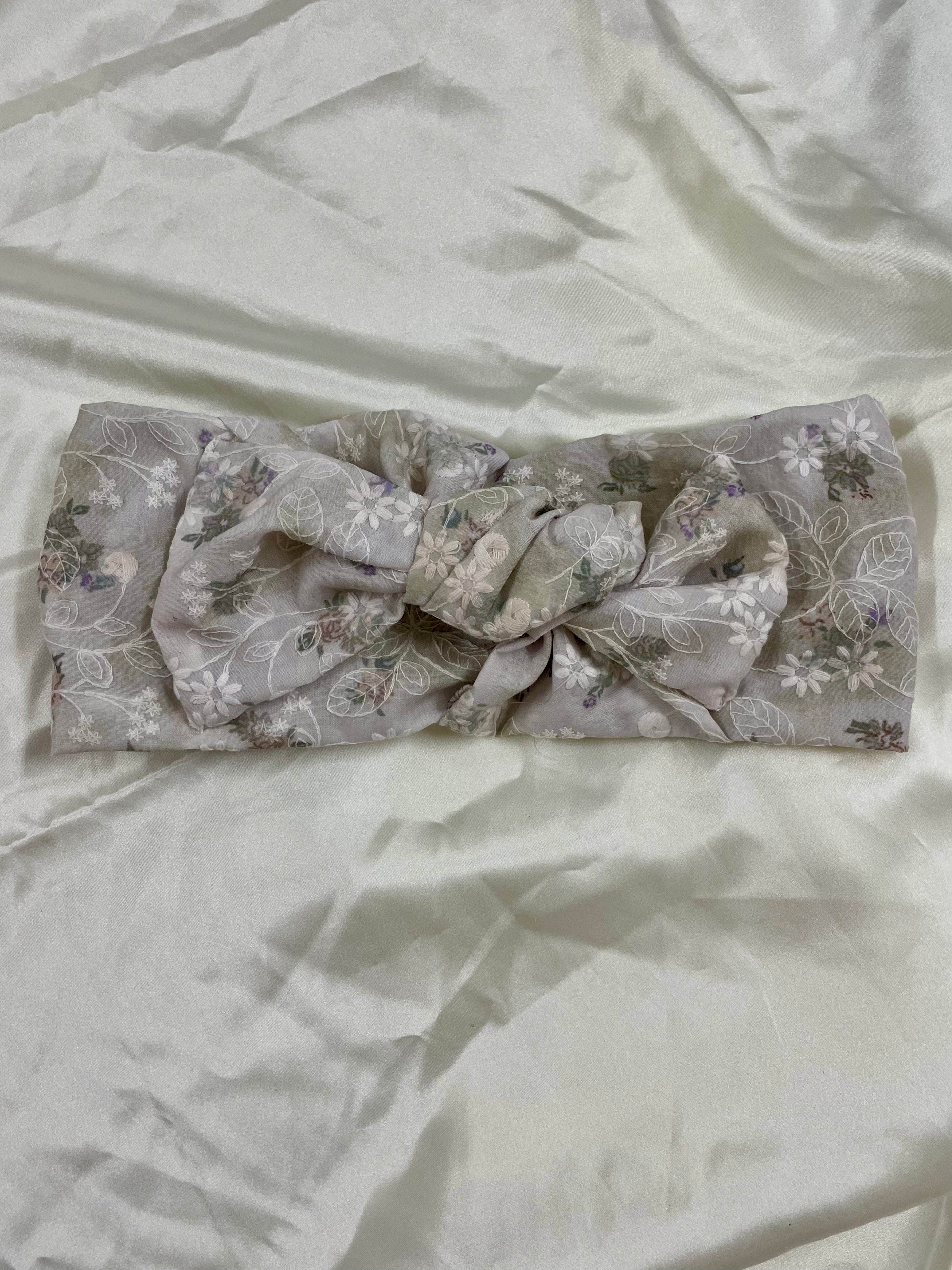 סרט סקוץ' קשור פרחוני רקום F27 (7906763047088)