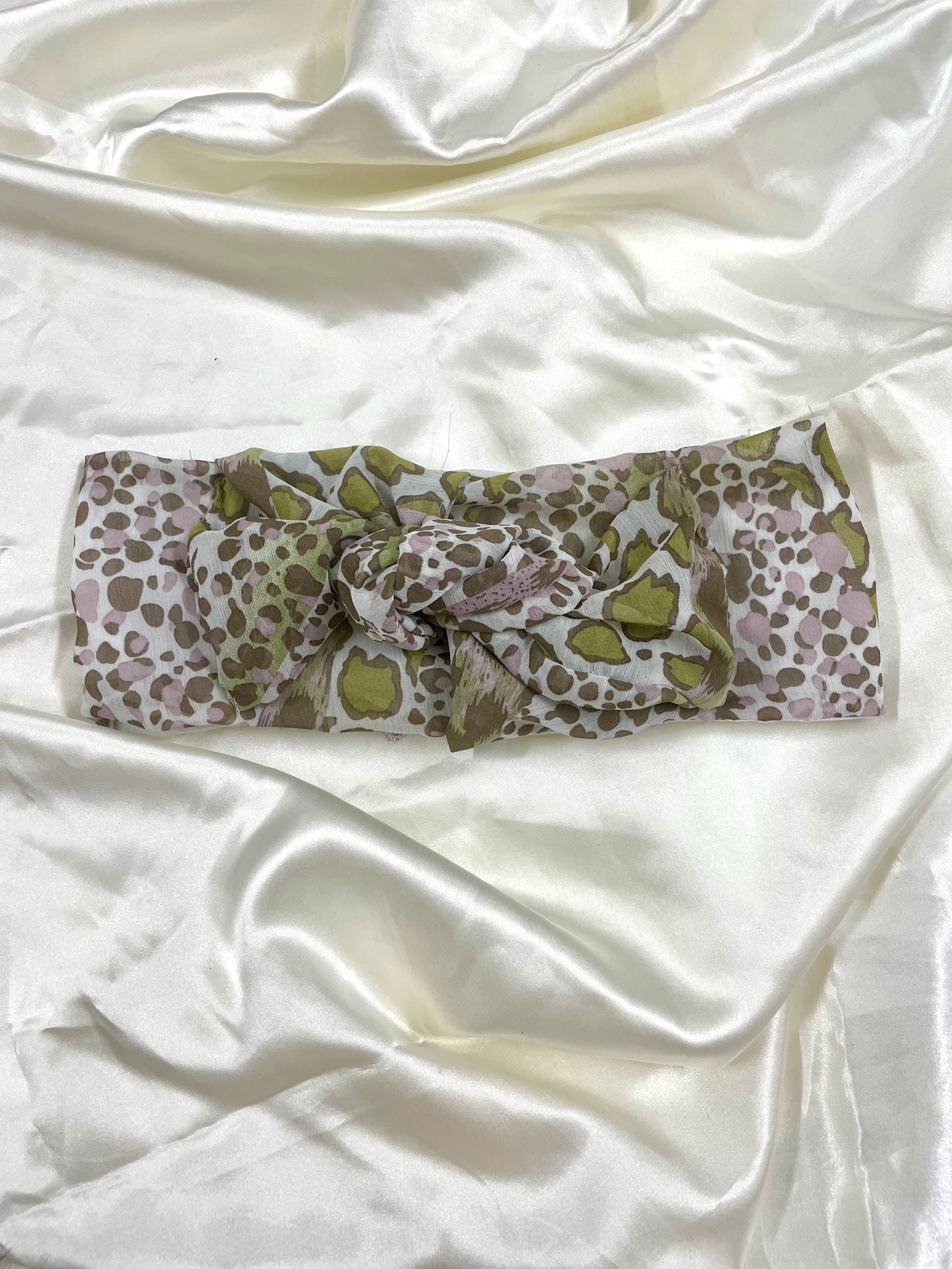 סרט סקוץ' קשור שיפון מנומר לילך F22 (7906716221616)