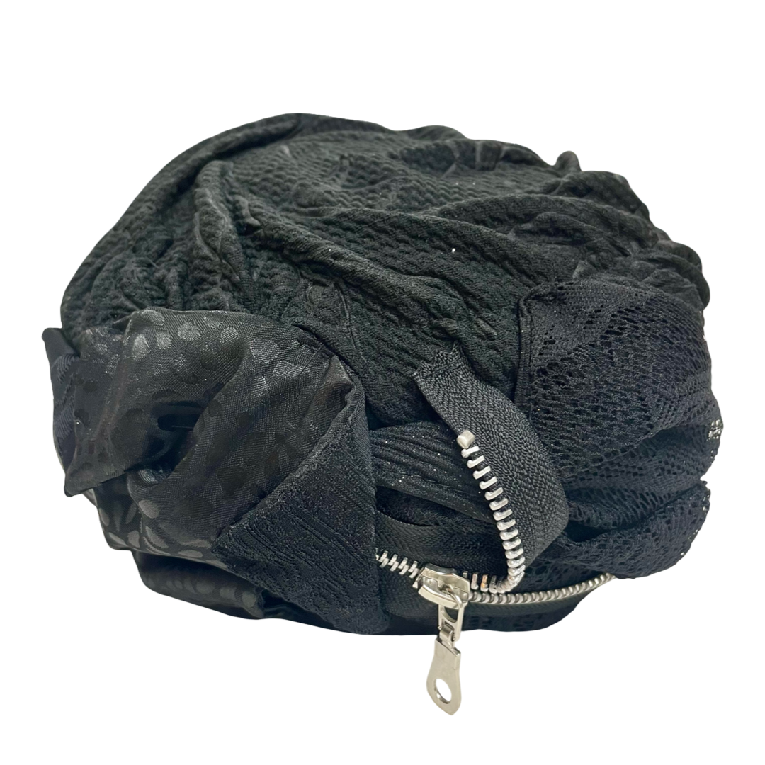 ⁨⁨⁨⁨⁨⁨⁨⁨⁨⁨⁨⁨⁨⁨⁨ברט מכווץ רוכסן שחור (7903263195312) (7903263654064)