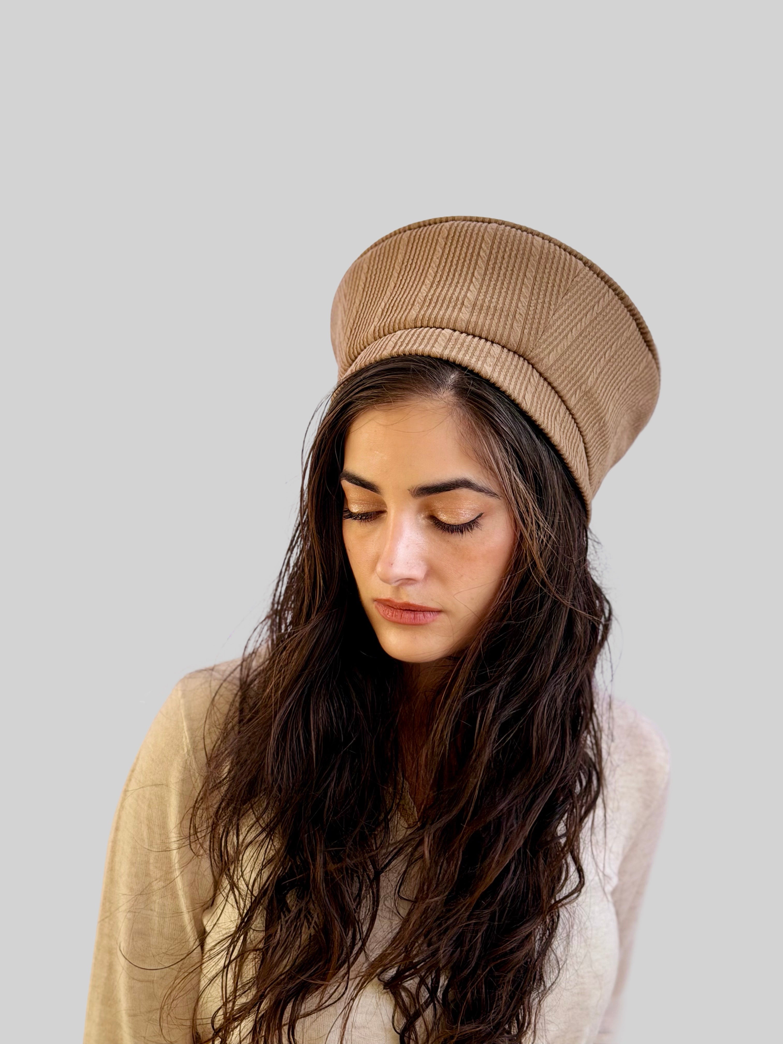 ⁨⁨⁨⁨ כובע שיק קומפורט מוקה ⁩⁩⁩⁩