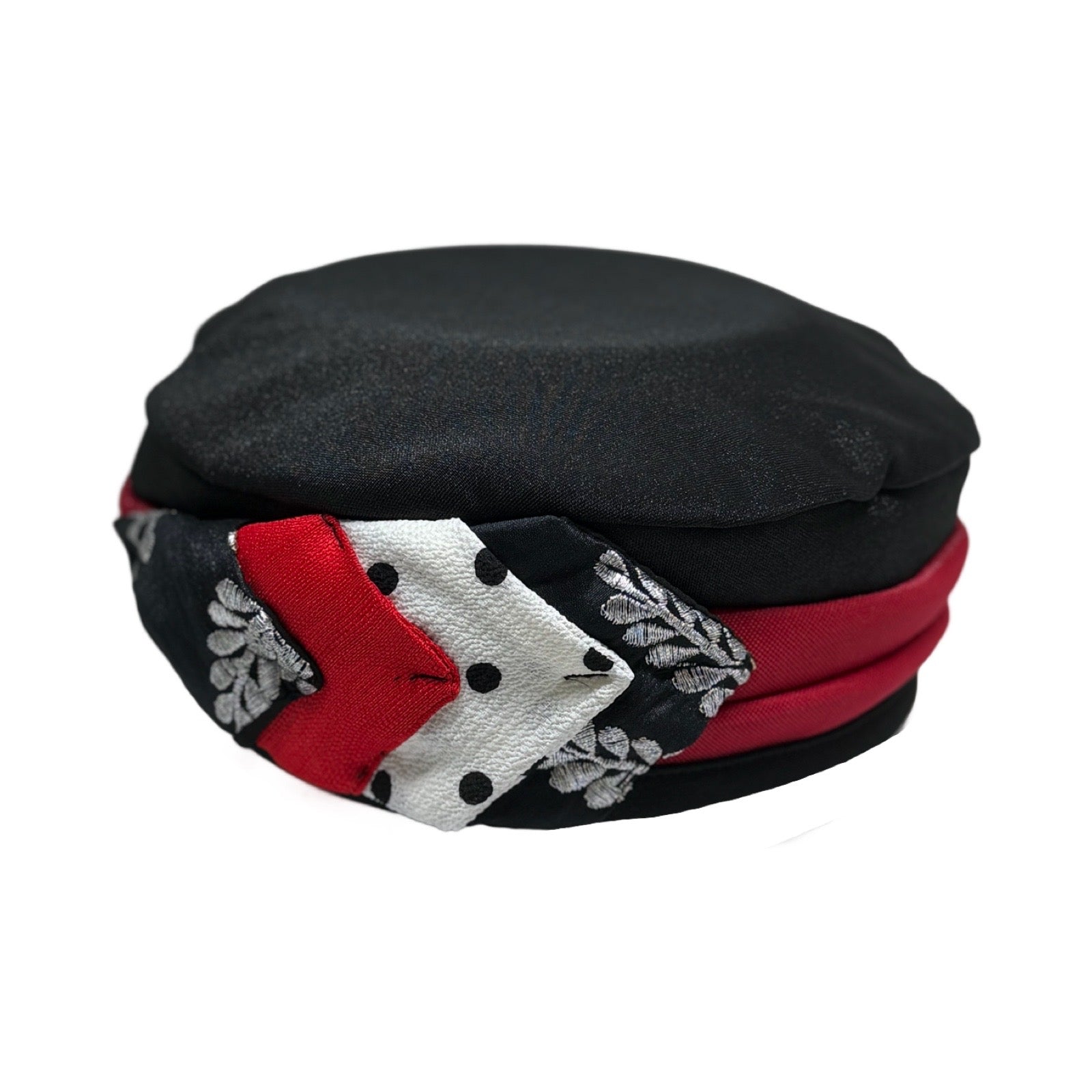 ברט קלאסי נוצה שחור אדום