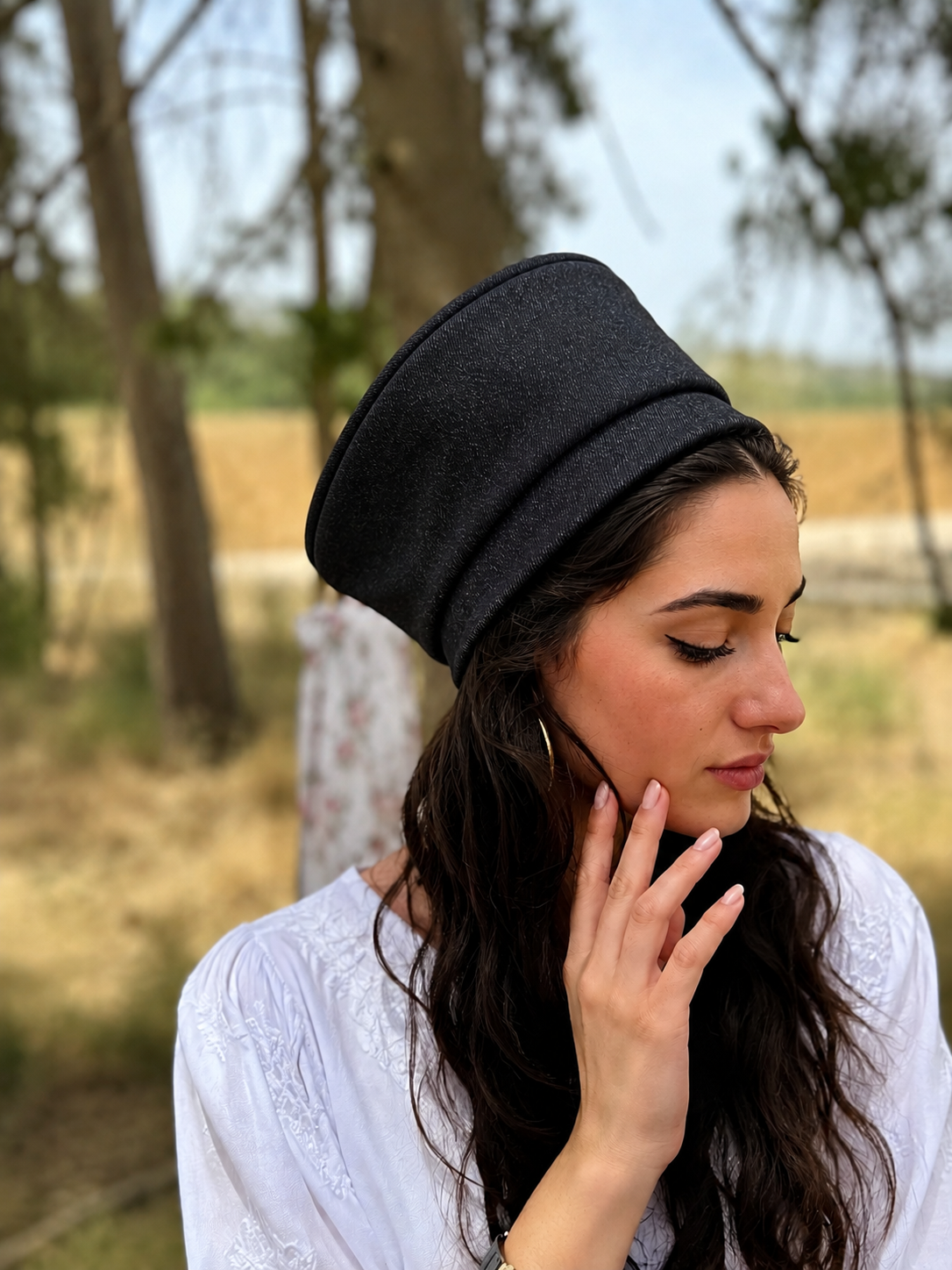 כובע שיק קומפורט ג׳ינס שחור