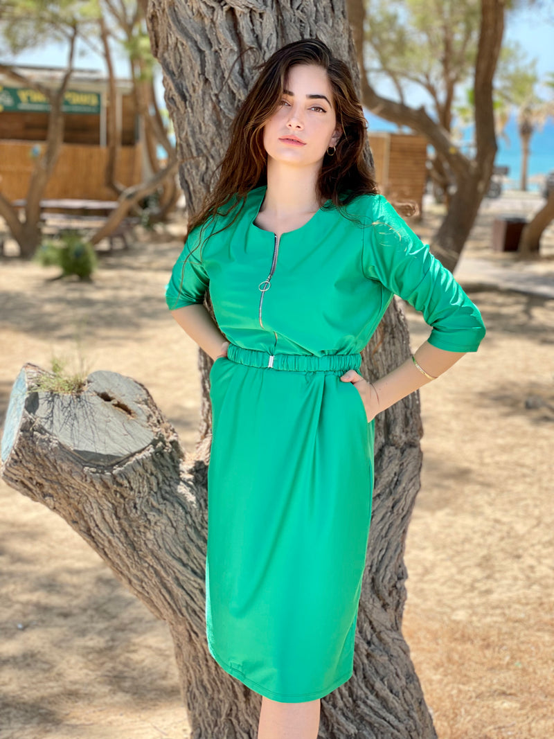 ⁨⁨⁨⁨⁨⁨⁨סט בגד ים שמלה+טייץ ריזורט ירוק⁩⁩⁩⁩⁩⁩⁩ (7117722157232)