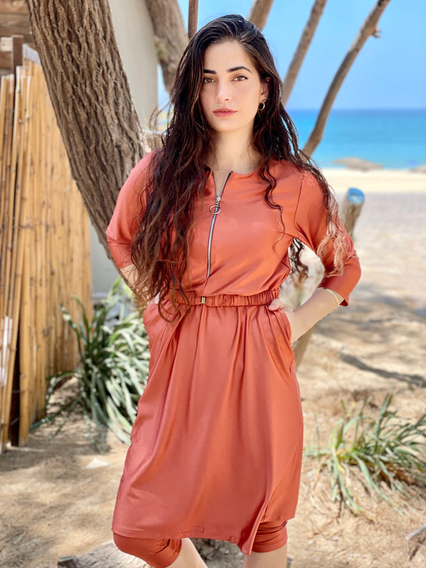 ⁨⁨⁨⁨⁨⁨⁨⁨סט בגד ים ריזורט שמלה+טייץ חמרה⁩⁩⁩⁩⁩⁩⁩⁩ (7338809327792)