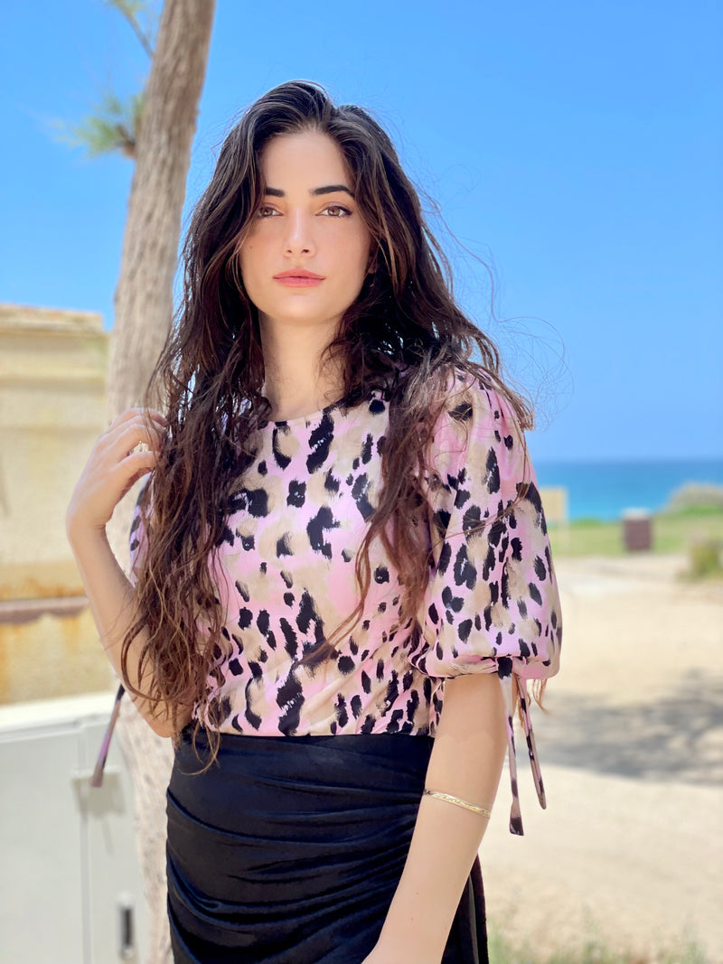 ⁨⁨⁨⁨⁨⁨⁨⁨⁨⁨⁨⁨⁨⁨סט בגד ים לגונה חולצה+חצאית טייץ מנומר ורוד ⁩⁩⁩⁩⁩⁩⁩⁩⁩⁩⁩⁩⁩⁩ (7338799235248)
